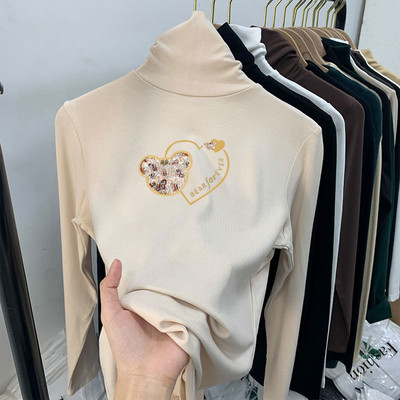 Παιδική casual μπλούζα με ψηλό γιακά ζιβάγκο