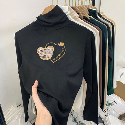 Παιδική casual μπλούζα με ψηλό γιακά ζιβάγκο