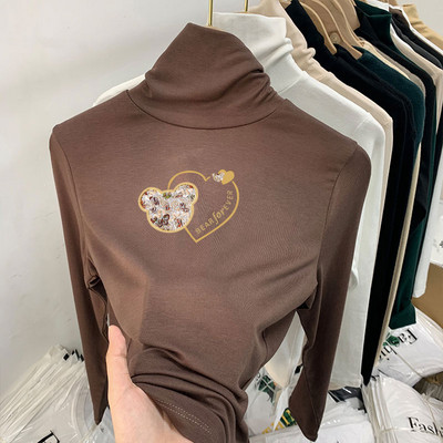 Παιδική casual μπλούζα με ψηλό γιακά ζιβάγκο