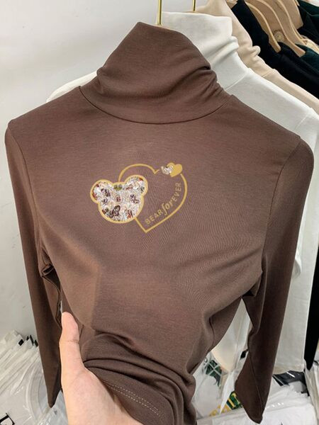 Παιδική casual μπλούζα με ψηλό γιακά ζιβάγκο