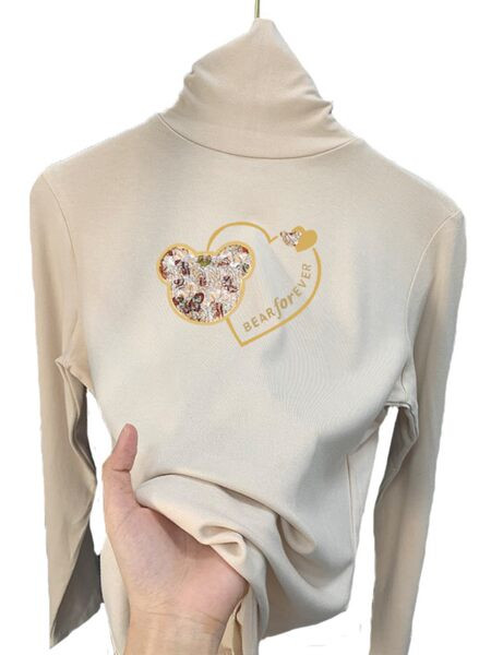 Παιδική casual μπλούζα με ψηλό γιακά ζιβάγκο