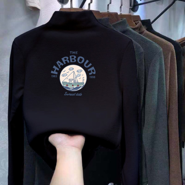 vabaaja kõrge polo kraega lastepluus tüdrukutele