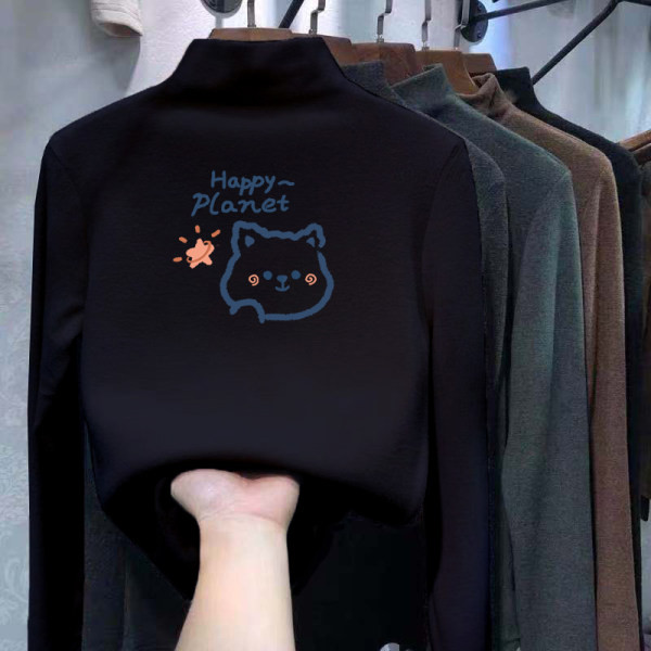 Παιδική casual μπλούζα με ψηλό γιακά ζιβάγκο