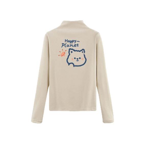 Παιδική casual μπλούζα με ψηλό γιακά ζιβάγκο