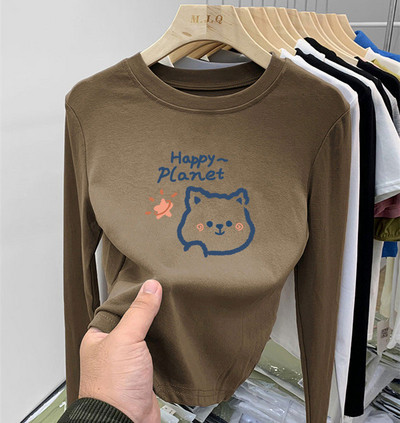 Παιδική casual εμπριμέ μπλούζα για κορίτσια