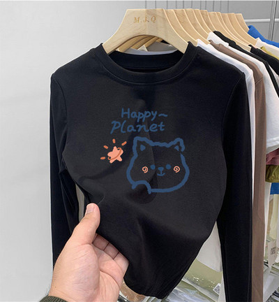 Παιδική casual εμπριμέ μπλούζα για κορίτσια