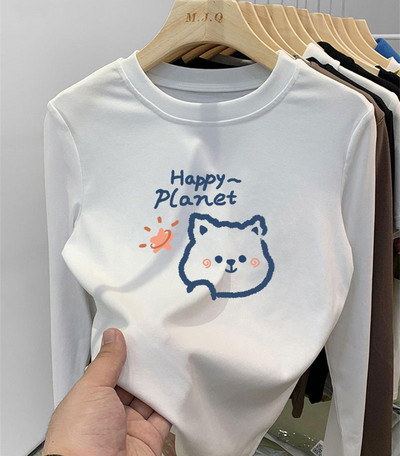 Παιδική casual εμπριμέ μπλούζα για κορίτσια