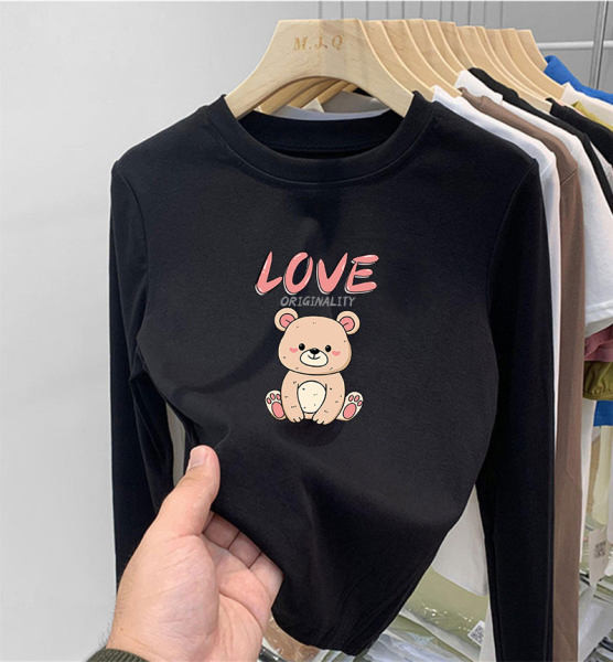 Παιδική casual εμπριμέ μπλούζα για κορίτσια