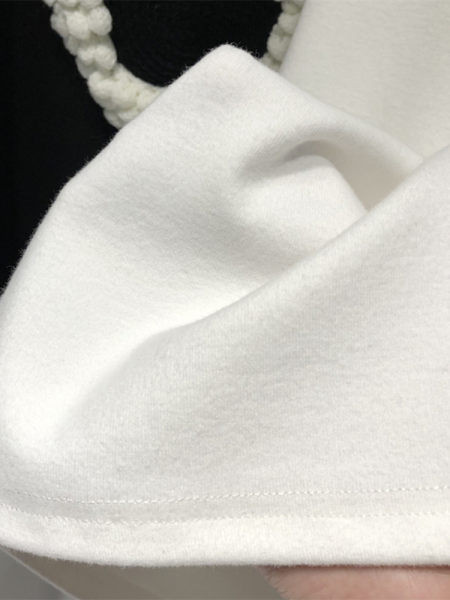 Laste vabaaja pluus ümara kaelusega ja trükiga