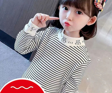 Παιδική μπλούζα με γιακά πόλο για κορίτσια