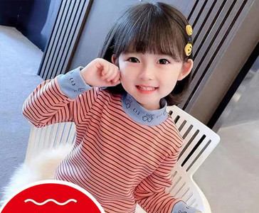 Παιδική μπλούζα με γιακά πόλο για κορίτσια