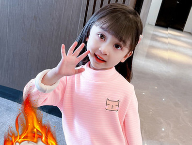 Κομψή ριγέ μπλούζα για κορίτσια με κέντημα