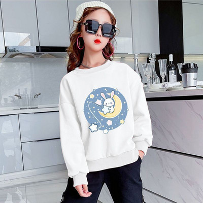 Casual παιδική μπλούζα με στάμπα για κορίτσια