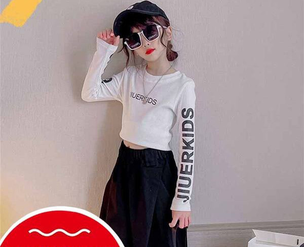 Νέο μοντέλο παιδική μπλούζα με επιγραφές για κορίτσια