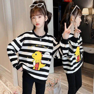 Vabaaja laste triibuline pluus tüdrukutele