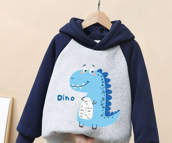 Παιδική χειμερινή μπλούζα για κορίτσια - με κουκούλα