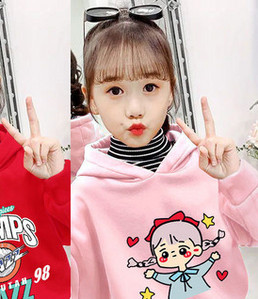 Παιδική μπλούζα για κορίτσια με κουκούλα