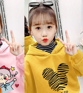 Παιδική μπλούζα για κορίτσια με κουκούλα