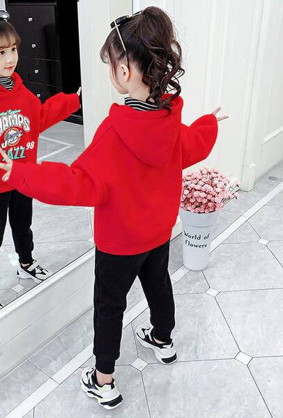 Παιδική μπλούζα για κορίτσια με κουκούλα