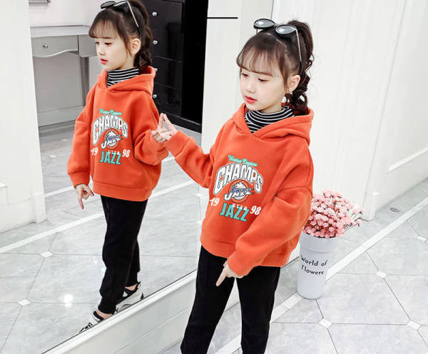 Παιδική μπλούζα για κορίτσια με κουκούλα