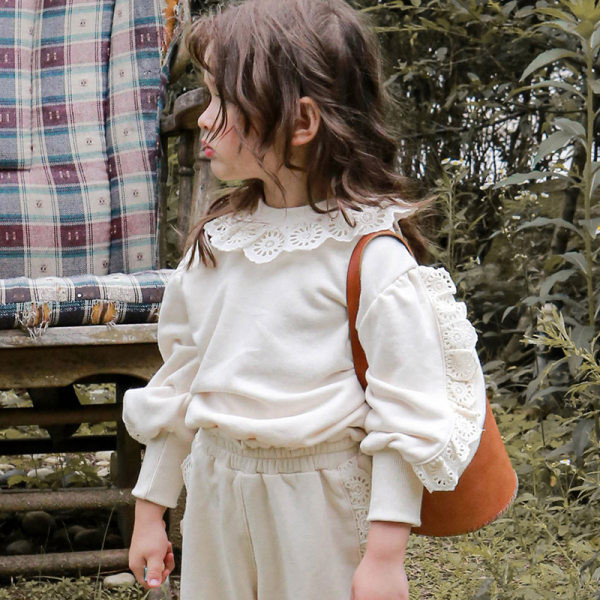 Παιδική μπλούζα με δαντέλα