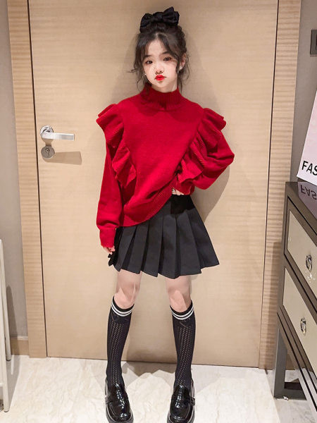 Παιδική μοντέρνα κόκκινη μπλούζα