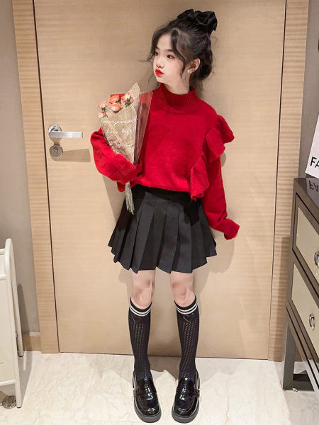 Παιδική μοντέρνα κόκκινη μπλούζα