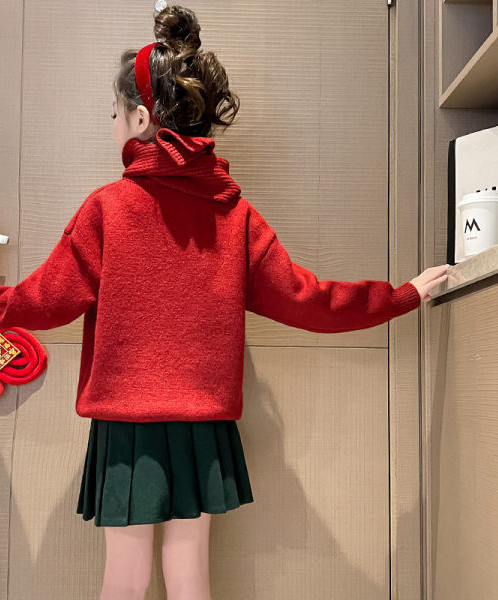 Κλασική  χειμερινή μπλούζα για κορίτσια