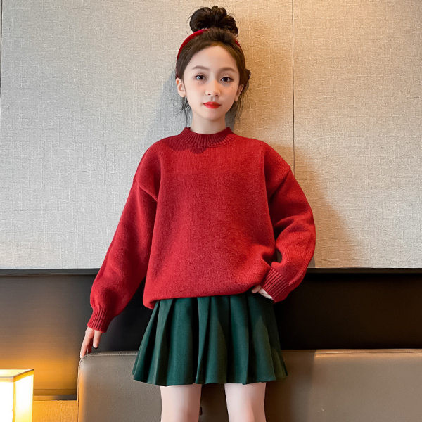 Κλασική  χειμερινή μπλούζα για κορίτσια