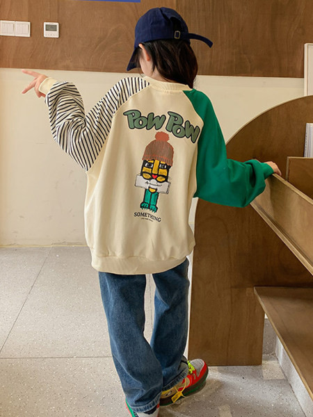 Casual παιδική μπλούζα με στάμπα