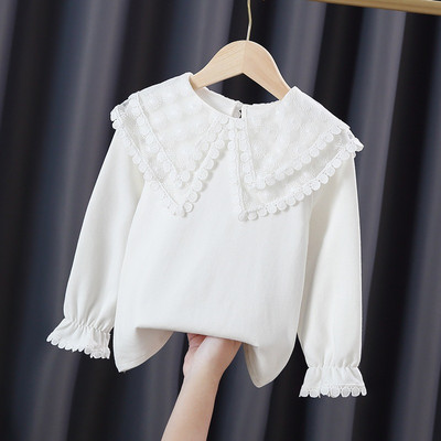 Μοντέρνα παιδική μπλούζα με μανίκια λωτού