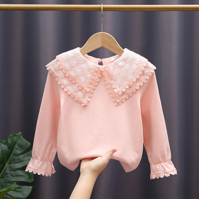 Μοντέρνα παιδική μπλούζα με μανίκια λωτού