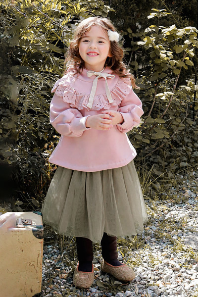 Παιδική μπλούζα με κουκούλα και κορδόνια