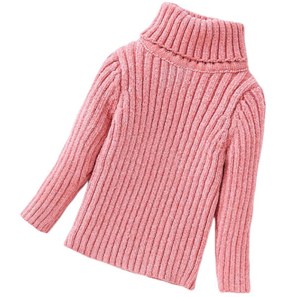 Χειμερινή μπλούζα για κορίτσια με μακρύ γιακά