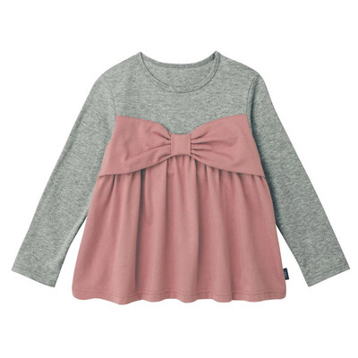 Φθινοπωρινή ριγέ μπλούζα με μοτίβο χωρίς κορδέλα