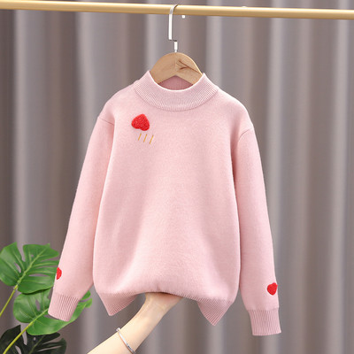 Μπλούζα Casual για κορίτσια με ζεστή γραμμή κεντήματος