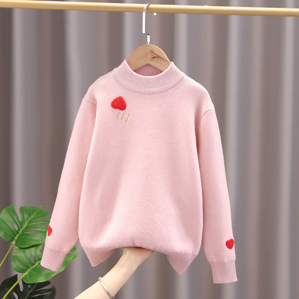 Μπλούζα Casual για κορίτσια με ζεστή γραμμή κεντήματος