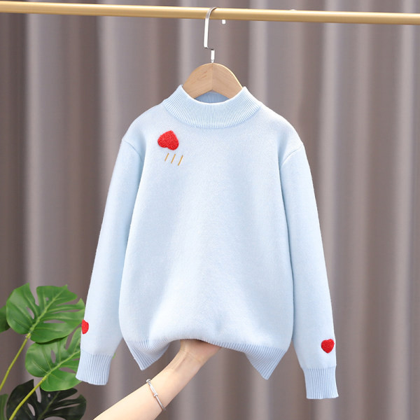 Μπλούζα Casual για κορίτσια με ζεστή γραμμή κεντήματος