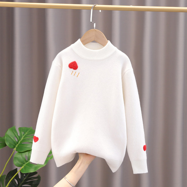 Μπλούζα Casual για κορίτσια με ζεστή γραμμή κεντήματος