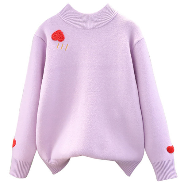 Μπλούζα Casual για κορίτσια με ζεστή γραμμή κεντήματος