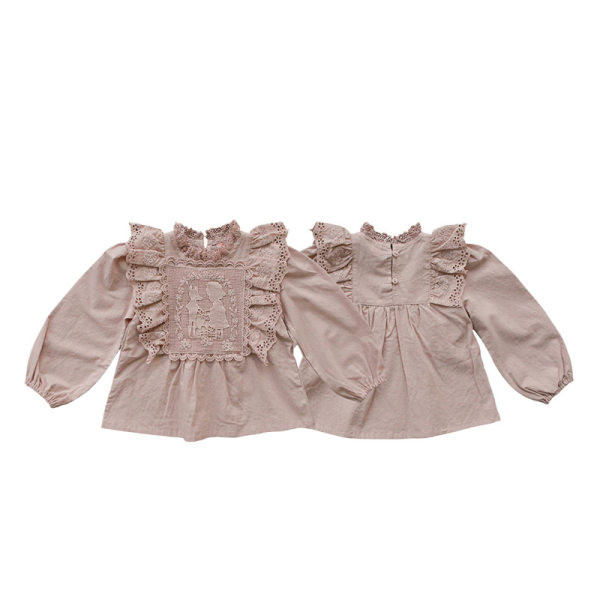 Moodne pitsiga lastesärk tüdrukutele