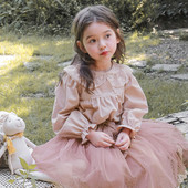 Moodne pitsiga lastepluus