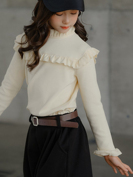 Kahes värvitoonis laste vabaaja pluus tüdrukutele