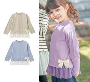 Moderna široka bluza za djevojčice s trakom