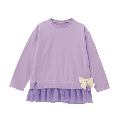 Moderna široka bluza za djevojčice s trakom