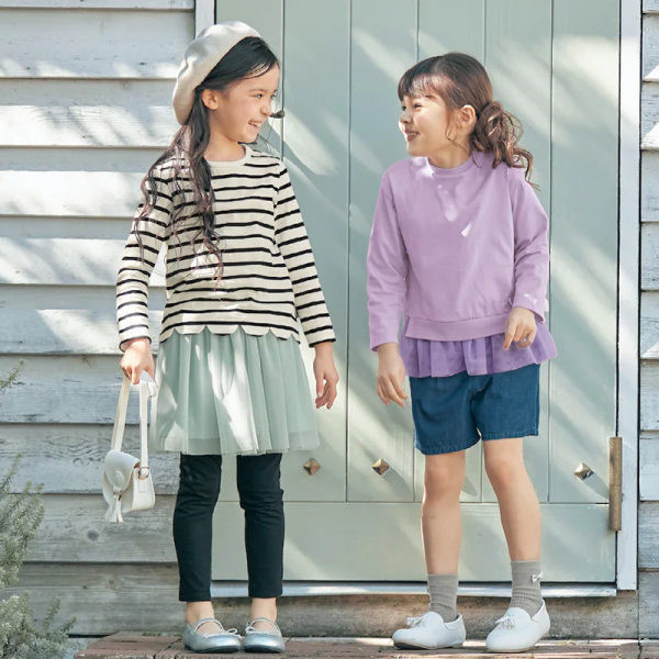 Moderna široka bluza za djevojčice s trakom