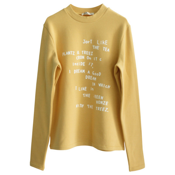 Παιδική μπλούζα με επιγραφή σε τέσσερα χρώματα