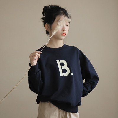 Casual μπλούζα για κορίτσια με στάμπα