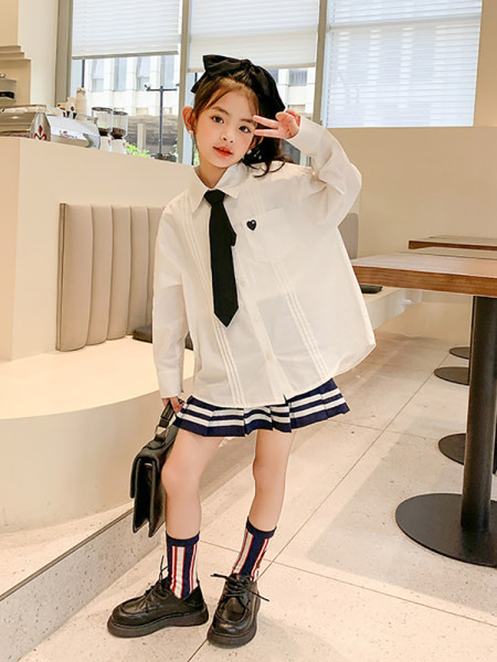 Cămașă pentru copii cu guler clasic