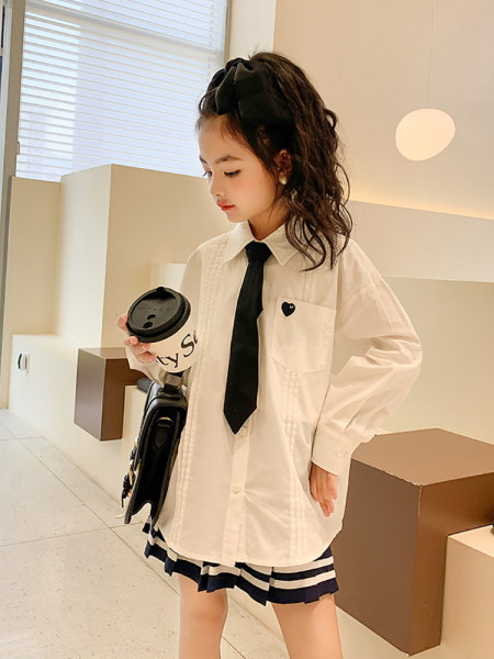 Cămașă pentru copii cu guler clasic